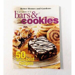 Better Homes and Gardens Favorite Bars and Cookies Cookbook Paperback